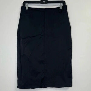 Calvin Klein Jeans Black Stretch Pencil Skirt Size 8